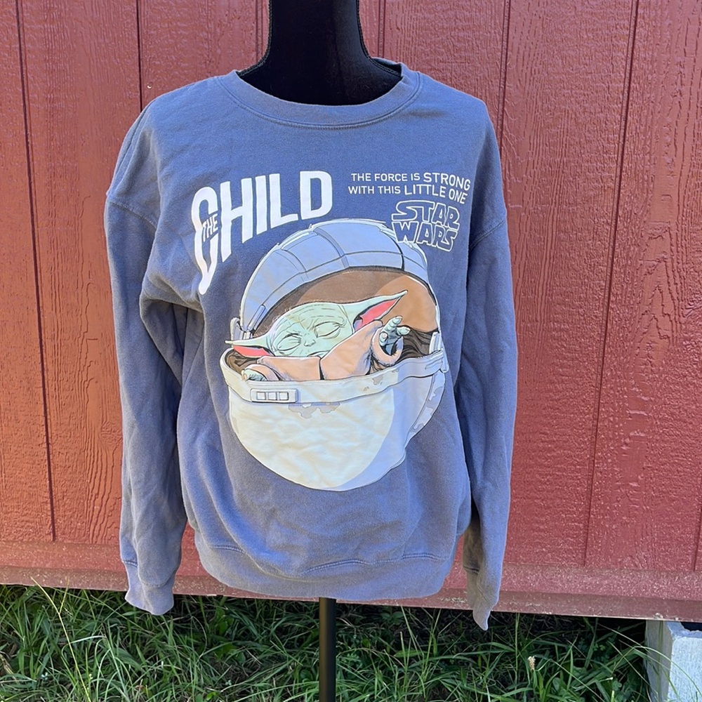 Star Wars “The Child” sweatshirt. 60% cotton. Size large